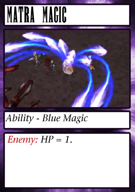 ffxiv mantra|matra magic ff7.